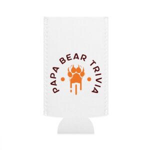 Papa Bear Trivia Koozie (Slim)